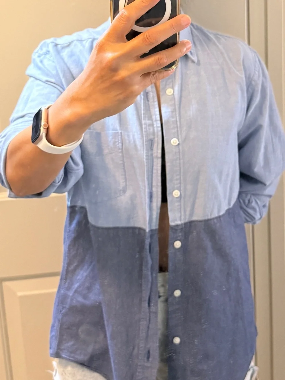 J. Crew Light Blue Oxford Slim Fit Button-Down Shirt